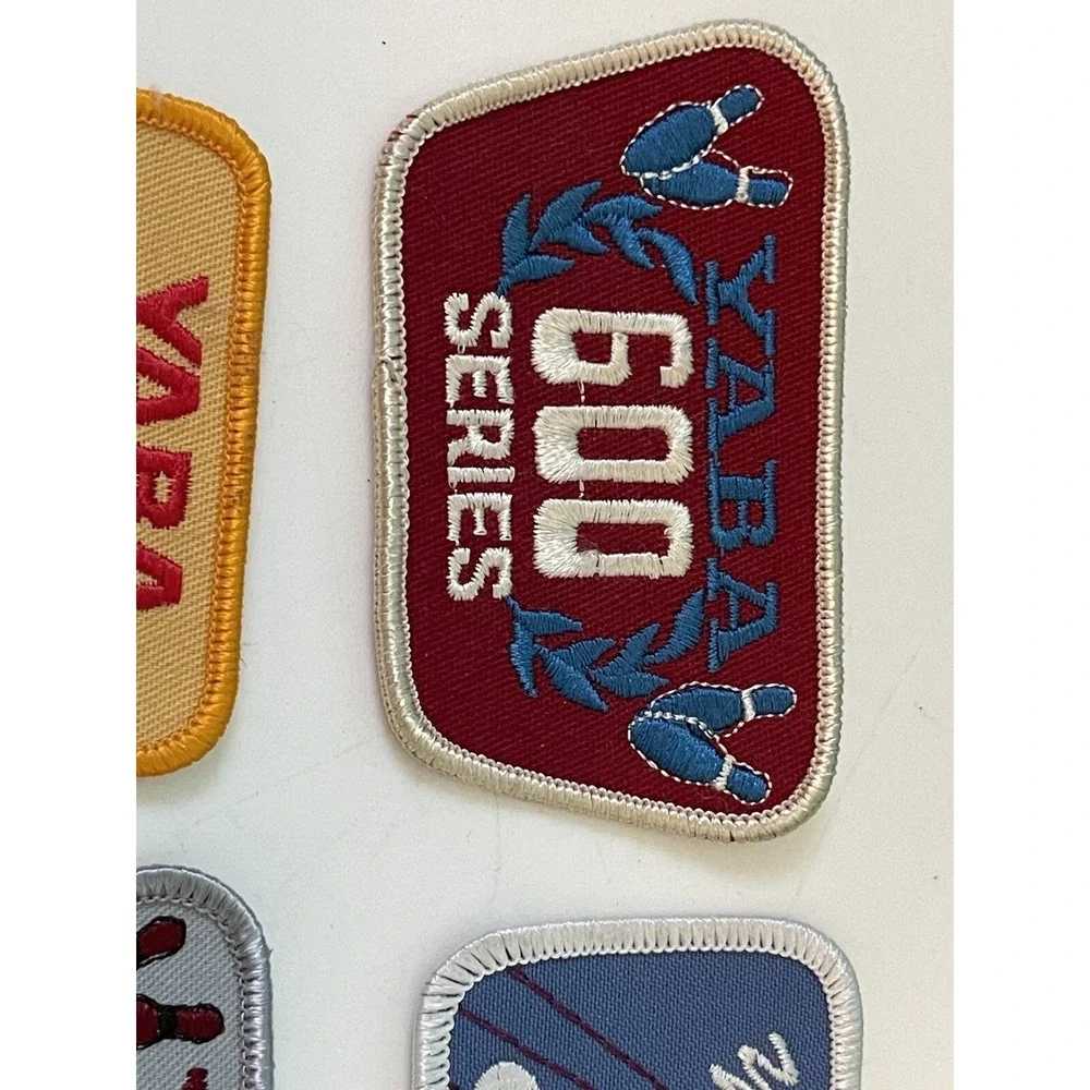 YABA Bowling League Patches Lot of 7 Items‎